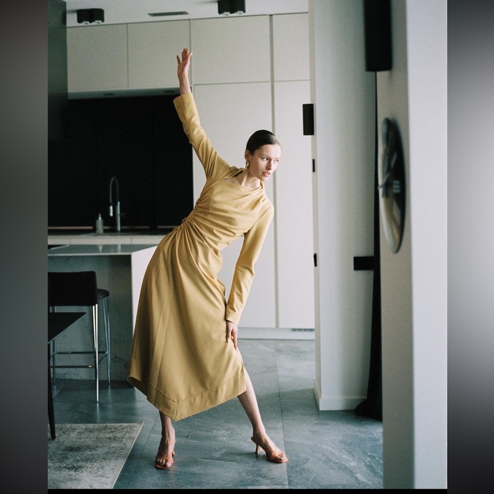 Jonathan Simkhai Mabel Chain-Detailed Cutout Crepe Midi Dress